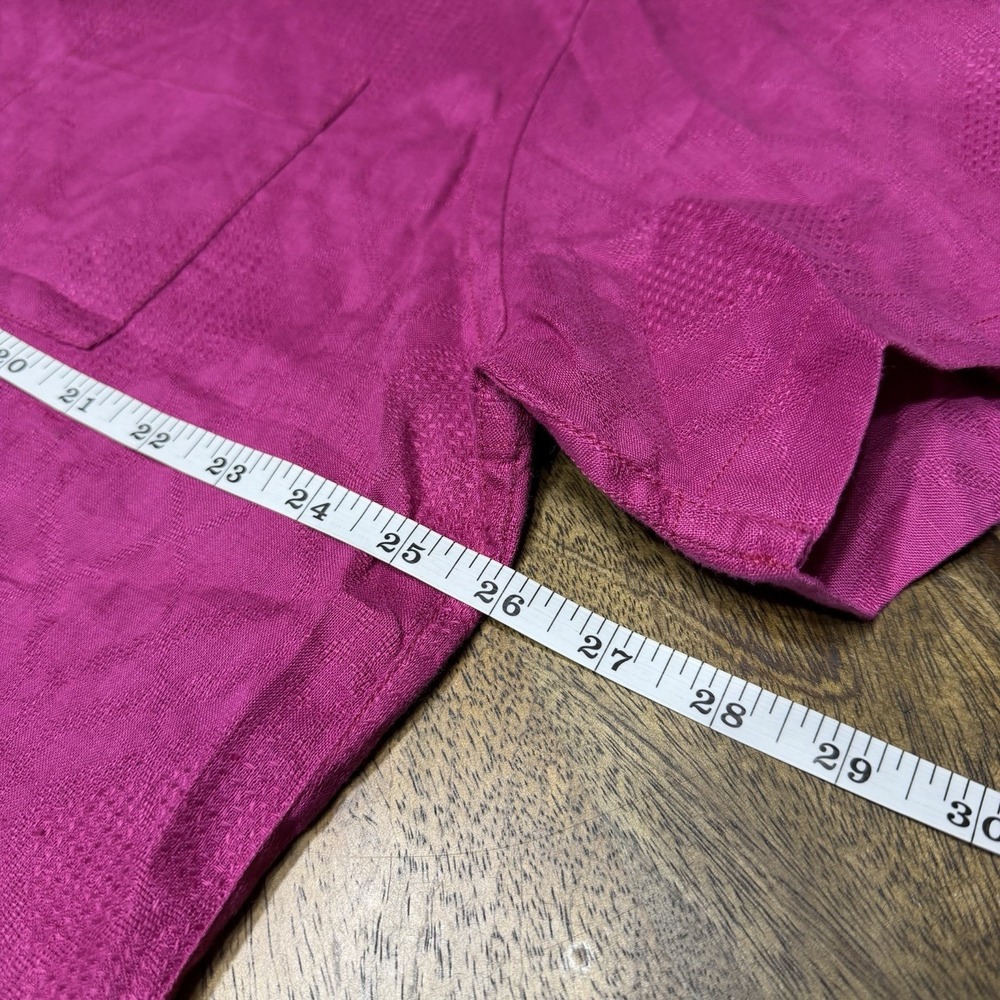 Tommy Bahama Anchors Aweigh Linen Button Down Shirt XL NEW Fuchsia Pink - Picture 10 of 11